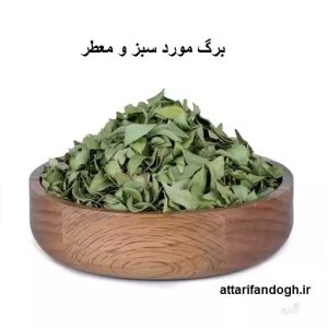 برگ مورد سبز و معطر