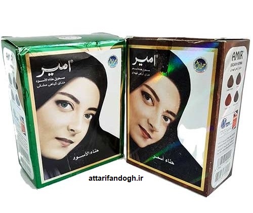 حنا هندی امیر رنگ موی گیاهی حنا هندی امیر (رنگ مو گیاهی)