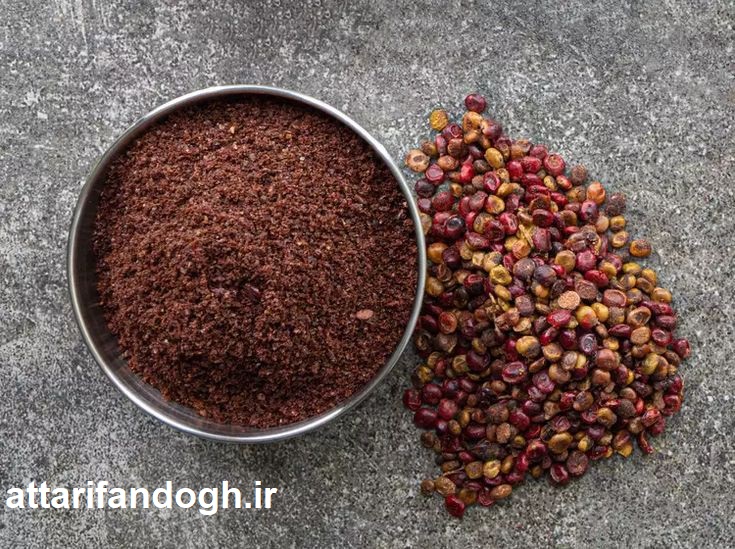 سماق قهوه ای و سماق قرمز