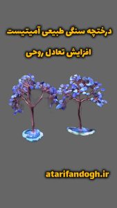 درختچه آمیتیست دکوری تززینی سنگ طبیعی