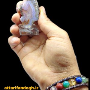 سنگ راف عقیق سلیمانی کلکسیونی دکوری درمانی