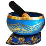 کاسه تبتی (آوازخوان) طرح حکاکی بودا قطر14